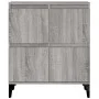 Aparadores 2 uds madera contrachapada gris Sonoma 60x35x70 cm de vidaXL, Aparadores - Ref: Foro24-3185765, Precio: 151,65 €, ...