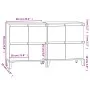 Aparadores 2 uds madera contrachapada gris Sonoma 60x35x70 cm de vidaXL, Aparadores - Ref: Foro24-3185765, Precio: 151,65 €, ...
