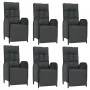 7-piece garden dining set and black synthetic rattan cushions by vidaXL, Garden sets - Ref: Foro24-3185063, Price: 1,00 €, Di...