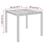 5-piece garden dining set with gray synthetic rattan cushions by vidaXL, Garden sets - Ref: Foro24-3185018, Price: 351,07 €, ...