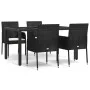 5-piece garden furniture set with black synthetic rattan cushions by vidaXL, Garden sets - Ref: Foro24-3185001, Price: 396,44...