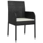5-piece garden furniture set with black synthetic rattan cushions by vidaXL, Garden sets - Ref: Foro24-3185001, Price: 396,44...