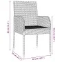 5-piece garden furniture set with black synthetic rattan cushions by vidaXL, Garden sets - Ref: Foro24-3185001, Price: 396,44...