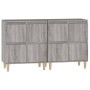 Sideboards 2 Stück Sperrholz Sonoma grau 60x35x70 cm von vidaXL, Sideboards - Ref: Foro24-3185757, Preis: 118,30 €, Rabatt: %
