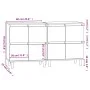 Sideboards 2 Stück Sperrholz Sonoma grau 60x35x70 cm von vidaXL, Sideboards - Ref: Foro24-3185757, Preis: 117,07 €, Rabatt: %