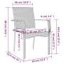 Set comedor jardín 9 pzas y cojines ratán sintético gris de vidaXL, Conjuntos de jardín - Ref: Foro24-3184998, Precio: 626,60...