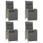 5-piece garden dining set with gray synthetic rattan cushions by vidaXL, Garden sets - Ref: Foro24-3185030, Price: 703,59 €, ...