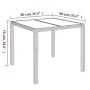 5-piece garden dining set with gray synthetic rattan cushions by vidaXL, Garden sets - Ref: Foro24-3185030, Price: 703,59 €, ...