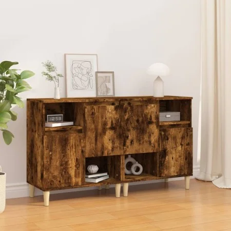 Sideboards 2 units smoked oak plywood 60x35x70 cm by vidaXL, Sideboards - Ref: Foro24-3185724, Price: 135,56 €, Discount: %