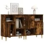 Sideboards 2 units smoked oak plywood 60x35x70 cm by vidaXL, Sideboards - Ref: Foro24-3185724, Price: 135,56 €, Discount: %