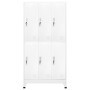 Steel locker with 6 compartments 90x45x180 cm by vidaXL, Lockers and storage cabinets - Ref: Foro24-20156, Price: 331,55 €, D...