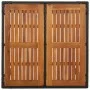 5-teiliges Gartenmöbel-Set mit schwarzen synthetischen Rattankissen von vidaXL, Gartensets - Ref: Foro24-3185069, Preis: 694,...