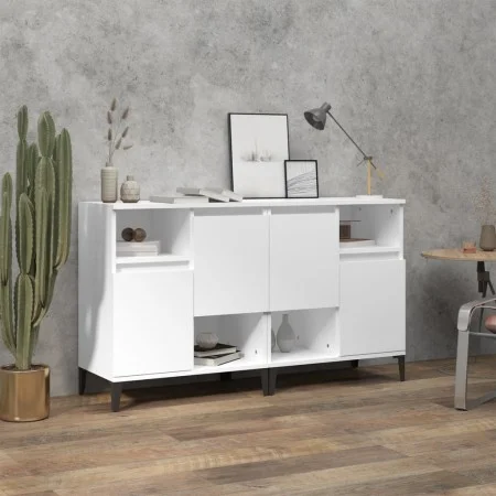 Sideboards 2 Stück weißes Sperrholz 60x35x70 cm von vidaXL, Sideboards - Ref: Foro24-3185727, Preis: 113,61 €, Rabatt: %