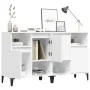 Sideboards 2 Stück weißes Sperrholz 60x35x70 cm von vidaXL, Sideboards - Ref: Foro24-3185727, Preis: 113,61 €, Rabatt: %