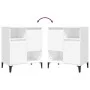 Sideboards 2 Stück weißes Sperrholz 60x35x70 cm von vidaXL, Sideboards - Ref: Foro24-3185727, Preis: 113,61 €, Rabatt: %