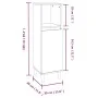 Sonoma gray plywood 3-piece bathroom furniture set by vidaXL, Bathroom furniture - Ref: Foro24-3185541, Price: 185,19 €, Disc...