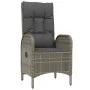 5-piece garden dining set with gray synthetic rattan cushions by vidaXL, Garden sets - Ref: Foro24-3185039, Price: 682,45 €, ...