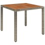 5-teiliges Garten-Esszimmerset mit synthetischen Rattankissen grau von vidaXL, Gartensets - Ref: Foro24-3185039, Preis: 598,3...