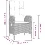 5-piece garden dining set with gray synthetic rattan cushions by vidaXL, Garden sets - Ref: Foro24-3185039, Price: 682,45 €, ...