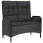 3-piece garden dining set with black synthetic rattan cushions by vidaXL, Garden sets - Ref: Foro24-3185094, Price: 379,93 €,...
