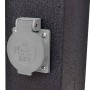 Column with sockets and black garden lamp by vidaXL, wall sockets - Ref: Foro24-41235, Price: 38,04 €, Discount: %