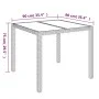 3-piece garden dining set with gray synthetic rattan cushions by vidaXL, Garden sets - Ref: Foro24-3185005, Price: 185,67 €, ...