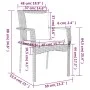 5-piece garden dining set with gray synthetic rattan cushions by vidaXL, Garden sets - Ref: Foro24-3157958, Price: 366,41 €, ...