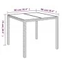 5-piece garden dining set with gray synthetic rattan cushions by vidaXL, Garden sets - Ref: Foro24-3157958, Price: 366,41 €, ...