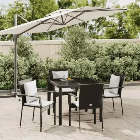 5-piece garden furniture set with black synthetic rattan cushions by vidaXL, Garden sets - Ref: Foro24-3184976, Price: 354,98...