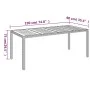 9-piece garden dining set and black synthetic rattan cushions by vidaXL, Garden sets - Ref: Foro24-3185016, Price: 645,64 €, ...
