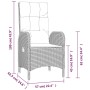 Garten-Essgruppe 7-teilig und graue synthetische Rattankissen von vidaXL, Gartensets - Ref: Foro24-3185027, Preis: 946,70 €, ...