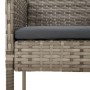 Garten-Essgruppe 7-teilig und graue synthetische Rattankissen von vidaXL, Gartensets - Ref: Foro24-3185020, Preis: 446,94 €, ...