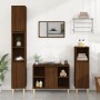 3-teiliges Badezimmermöbel-Set aus braunem Eichensperrholz von vidaXL, Badezimmermöbel - Ref: Foro24-3185620, Preis: 194,73 €...