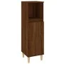 3-teiliges Badezimmermöbel-Set aus braunem Eichensperrholz von vidaXL, Badezimmermöbel - Ref: Foro24-3185620, Preis: 190,28 €...
