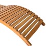 Tumbona de madera maciza de acacia marrón de vidaXL, Tumbonas - Ref: Foro24-46650, Precio: 147,54 €, Descuento: %