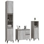 3-teiliges Badmöbel-Set Sonoma graues Sperrholz von vidaXL, Badezimmermöbel - Ref: Foro24-3185549, Preis: 190,61 €, Rabatt: %
