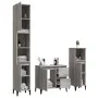 3-teiliges Badmöbel-Set Sonoma graues Sperrholz von vidaXL, Badezimmermöbel - Ref: Foro24-3185549, Preis: 193,66 €, Rabatt: %