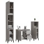 3-teiliges Badmöbel-Set Sonoma graues Sperrholz von vidaXL, Badezimmermöbel - Ref: Foro24-3185549, Preis: 190,61 €, Rabatt: %