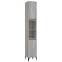 3-teiliges Badmöbel-Set Sonoma graues Sperrholz von vidaXL, Badezimmermöbel - Ref: Foro24-3185549, Preis: 190,61 €, Rabatt: %