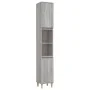3-teiliges Badmöbel-Set Sonoma graues Sperrholz von vidaXL, Badezimmermöbel - Ref: Foro24-3185619, Preis: 184,48 €, Rabatt: %