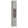 3-teiliges Badmöbel-Set Sonoma graues Sperrholz von vidaXL, Badezimmermöbel - Ref: Foro24-3185619, Preis: 188,81 €, Rabatt: %