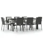 9-piece garden dining set and black synthetic rattan cushions by vidaXL, Garden sets - Ref: Foro24-3157956, Price: 806,38 €, ...
