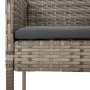 5-piece garden dining set with gray synthetic rattan cushions by vidaXL, Garden sets - Ref: Foro24-3185019, Price: 362,09 €, ...