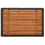 Set de muebles jardín 5 pzas con cojines ratán sintético negro de vidaXL, Conjuntos de jardín - Ref: Foro24-3185090, Precio: ...