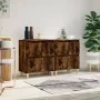 Sideboards 2 units smoked oak plywood 60x35x70 cm by vidaXL, Sideboards - Ref: Foro24-3185756, Price: 113,29 €, Discount: %