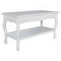 White 2-level MDF coffee table by vidaXL, Coffee table - Ref: Foro24-60629, Price: 130,21 €, Discount: %