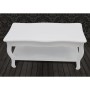 White 2-level MDF coffee table by vidaXL, Coffee table - Ref: Foro24-60629, Price: 130,21 €, Discount: %