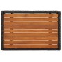 5-teiliges Gartenmöbel-Set mit schwarzen synthetischen Rattankissen von vidaXL, Gartensets - Ref: Foro24-3185088, Preis: 559,...
