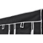 Stoffschränke 2 Einheiten schwarz von vidaXL, Kleiderschränke - Ref: Foro24-60720, Preis: 81,94 €, Rabatt: %