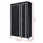 Stoffschränke 2 Einheiten schwarz von vidaXL, Kleiderschränke - Ref: Foro24-60720, Preis: 81,94 €, Rabatt: %